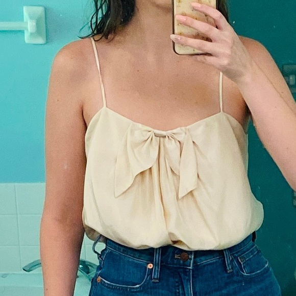 J.Crew silk bow tank - Picture 2 of 2